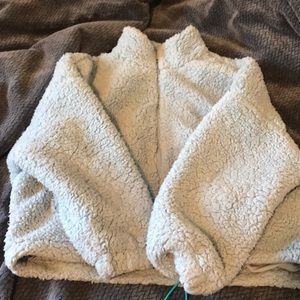 Sky blue Teddy Jacket from Urban Outfitters!